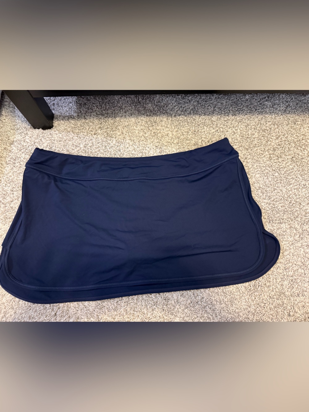 Athleta Navy Bathing Suit Skirt | Perfect Swimwear - Size Large